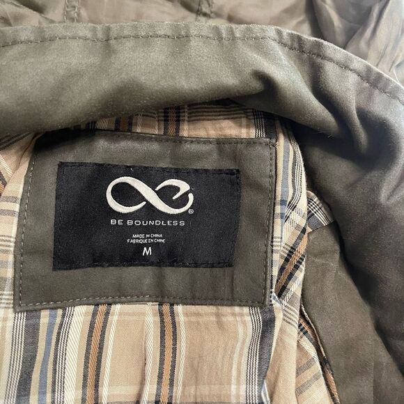 Be Boundless Dark Olive Green Jacket Size Medium - Picture 9 of 13